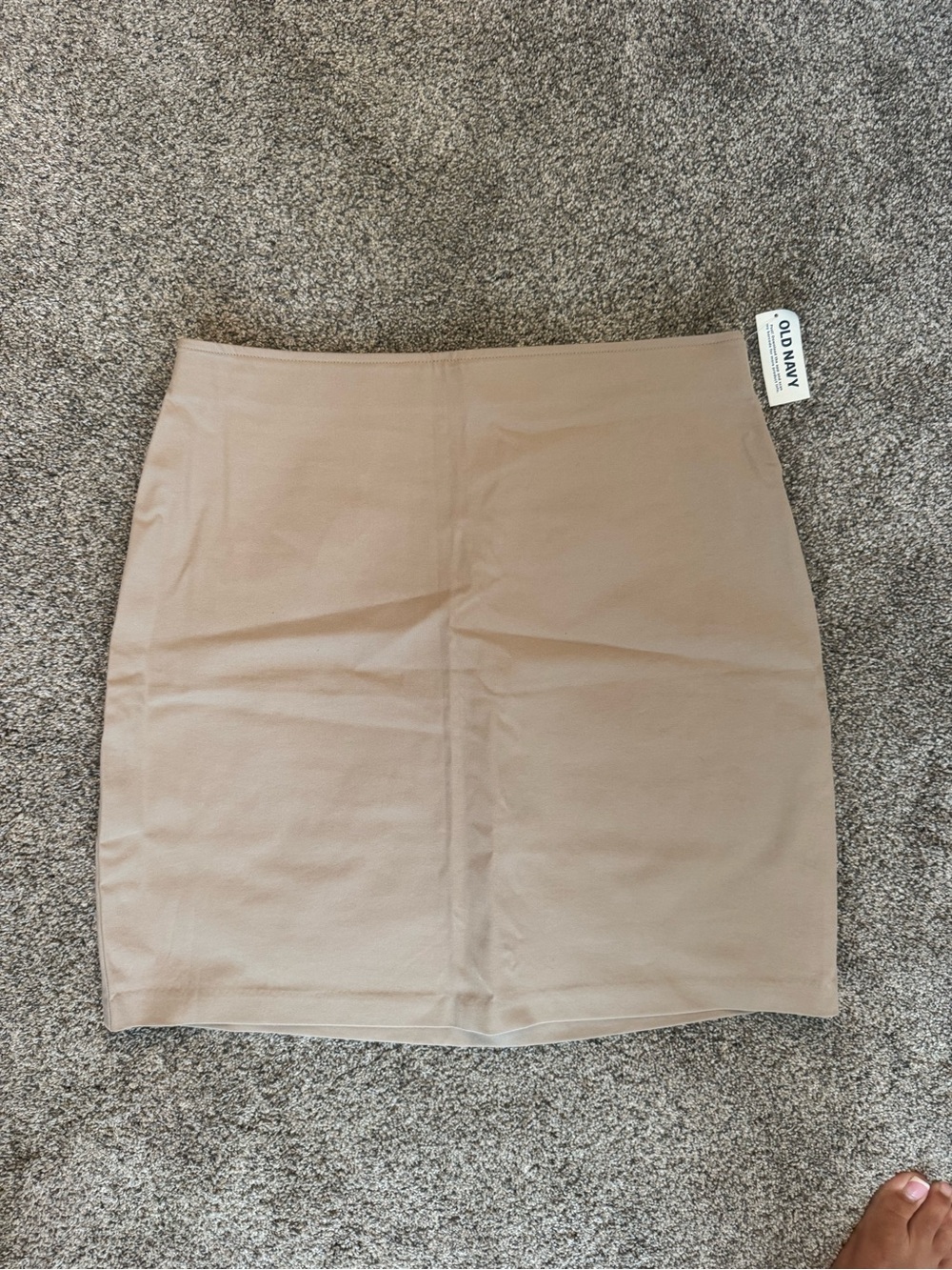 Old Navy Beige/Tan Stretch Pencil Mini Skirt